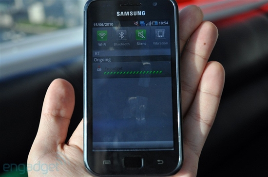 三星最强Android手机Galaxy S试玩展示