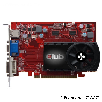 Club 3D发布首款2GB显存超频版HD 5550