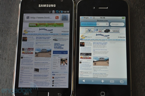 眼见为实 苹果iPhone 4屏VS三星AMOLED