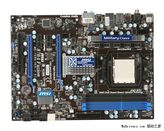 微星发布870、P55主流级显卡混插主板