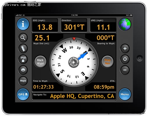 iPad终极应用之飞机仪表盘