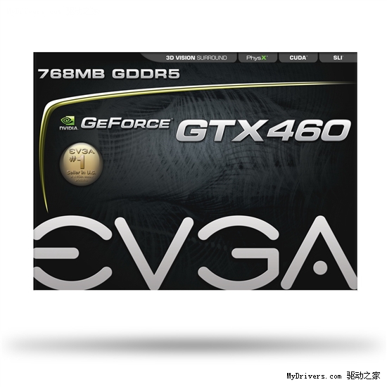 EVGA连发六款GTX 460 最高超频763MHz