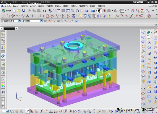 蓝宝石ATI FirePro V3800与CAD/CAE同行：NX7.0测试