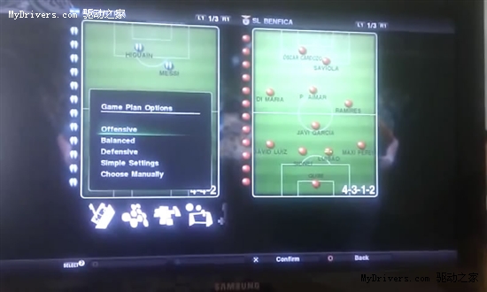 《PES2011》菜单界面操作视频曝光