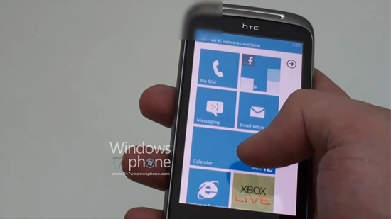 HTC WP7手机舒伯特真机视频现身