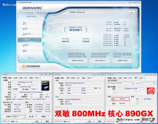 800MHz强多少？实测对比890GX性能优势！