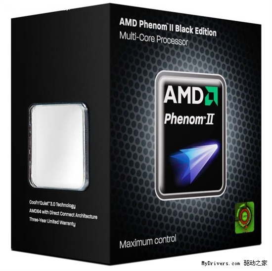 六核心Phenom II X6 1075T变身黑盒版