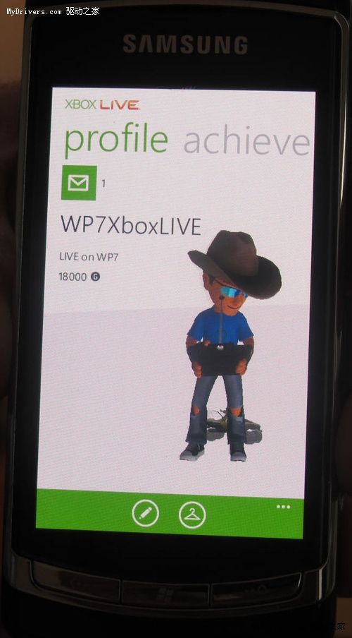 拿游戏来拯救你 微软WP7 Xbox Live初体验