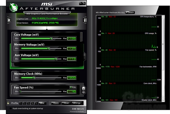 微星发布全新Afterburner 2.0.0 Beta 6 可调显存电压