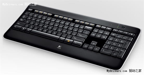 自调背光亮度 罗技推无线键盘K800