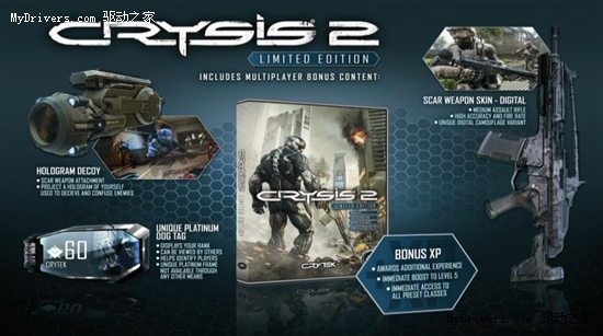 《Crysis 2》限量版、超豪华纳米版来也