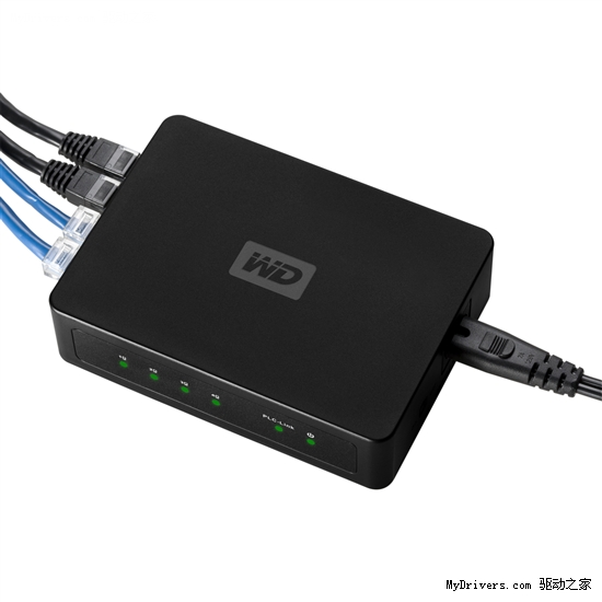 西部数据发布WD Livewire电力线网络套装