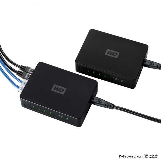 西部数据发布WD Livewire电力线网络套装