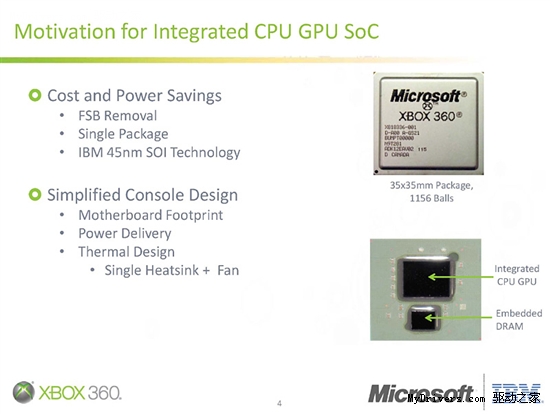 轻薄版X360芯片探秘：CPU、GPU融合为一