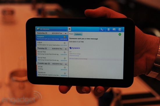 三星Galaxy Tab平板机抢先试用
