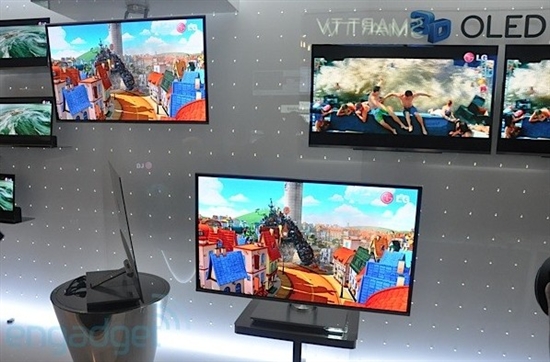 LG 3D盛宴：180寸等离子屏+31寸OLED电视