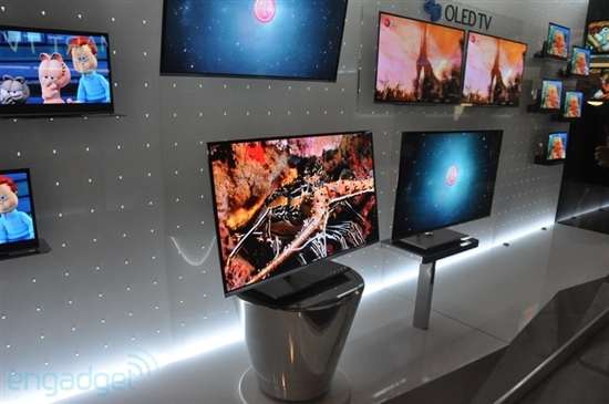 LG 3D盛宴：180寸等离子屏+31寸OLED电视