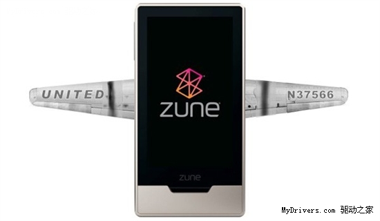 500部微软Zune HD将登陆美联航班机