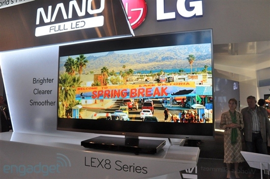 LG展示8.8mm超薄NANO LED电视