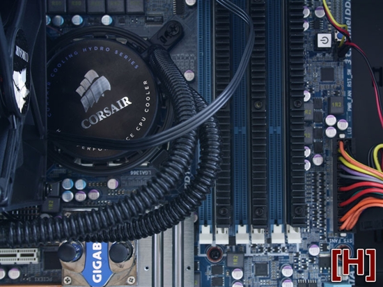 海盗船H70、H50 CPU水冷散热器效果对比