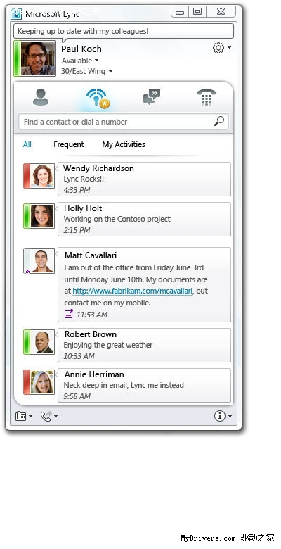 微软宣布新一代统一通信软件Lync