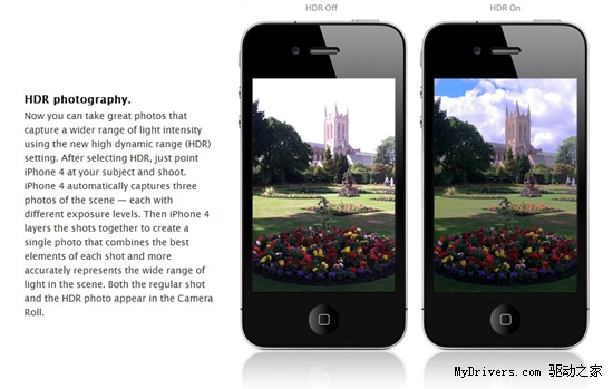iPhone 4 HDR拍照技术源自苹果收购小企业