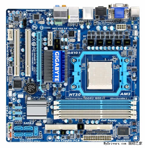 称霸主流IGP 技嘉USB3版785G支援六核心