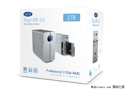 LaCie推全球首款USB 3.0外置RAID存储