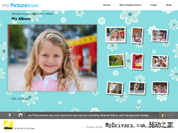 尼康推出全新改版 “my Picturetown（我的照片库）”网站服务