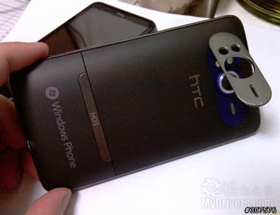 WP7系统 HTC HD7规格、真机照片曝光