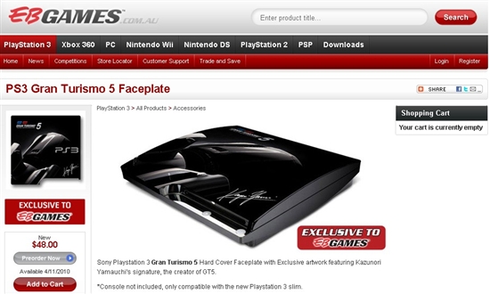《GT5》+轻薄版PS3套装接受预订