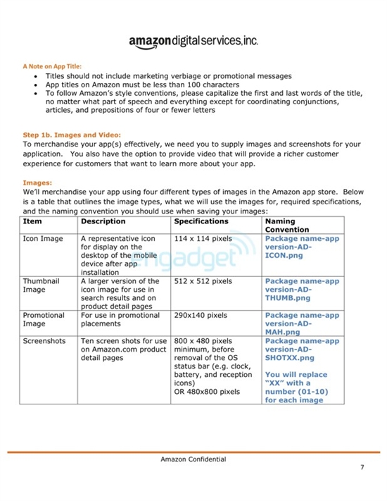 亚马逊应用商店成定局 开发指南全文曝光
