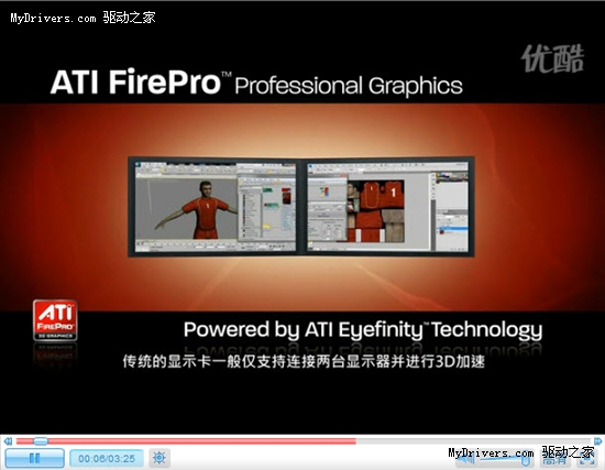 蓝宝ATI FirePro V9800：全球首块也是唯一 一块支持六屏3D输出专业显示卡