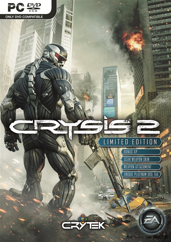 《Crysis 2》全套包装封面图公布 新截图
