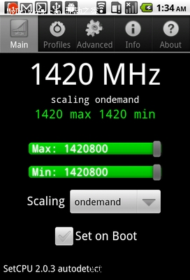 T-Mobile版G2手机疯狂超频至1.4GHz