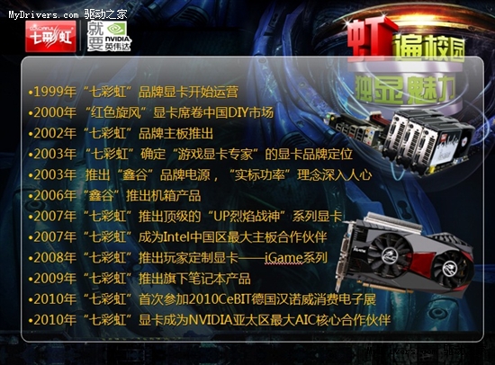 七彩虹遍校园 NVIDA古城独显魅力