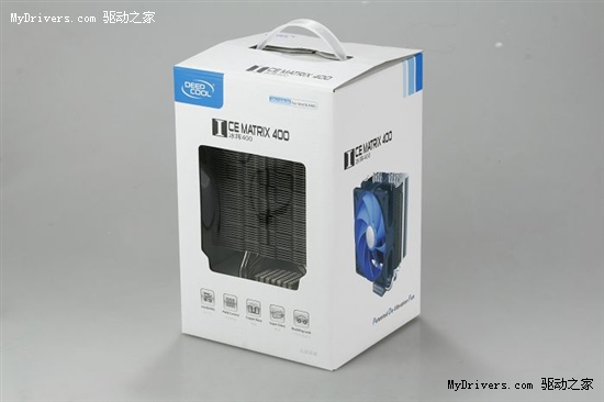 九州风神DEEPCOOL冰阵400四热管多平台散热器秀雅登场