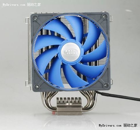 九州风神DEEPCOOL冰阵400四热管多平台散热器秀雅登场