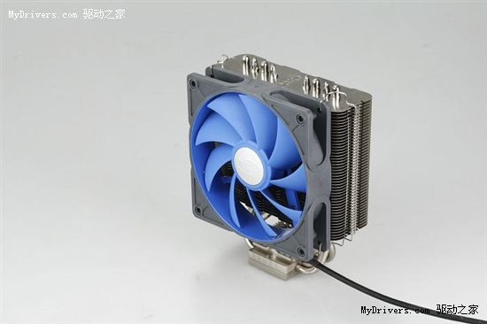 九州风神DEEPCOOL冰阵400四热管多平台散热器秀雅登场