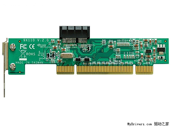 日本玄人志向发明PCI-E x1/PCI转接卡-玄人志向,PCI-E x1,PCI插槽——快