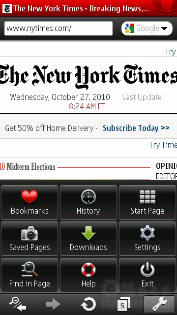 Opera Mini 5.1终于降临塞班