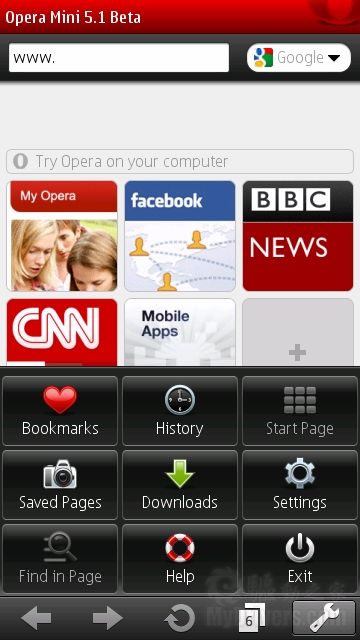 Opera Mini 5.1终于降临塞班