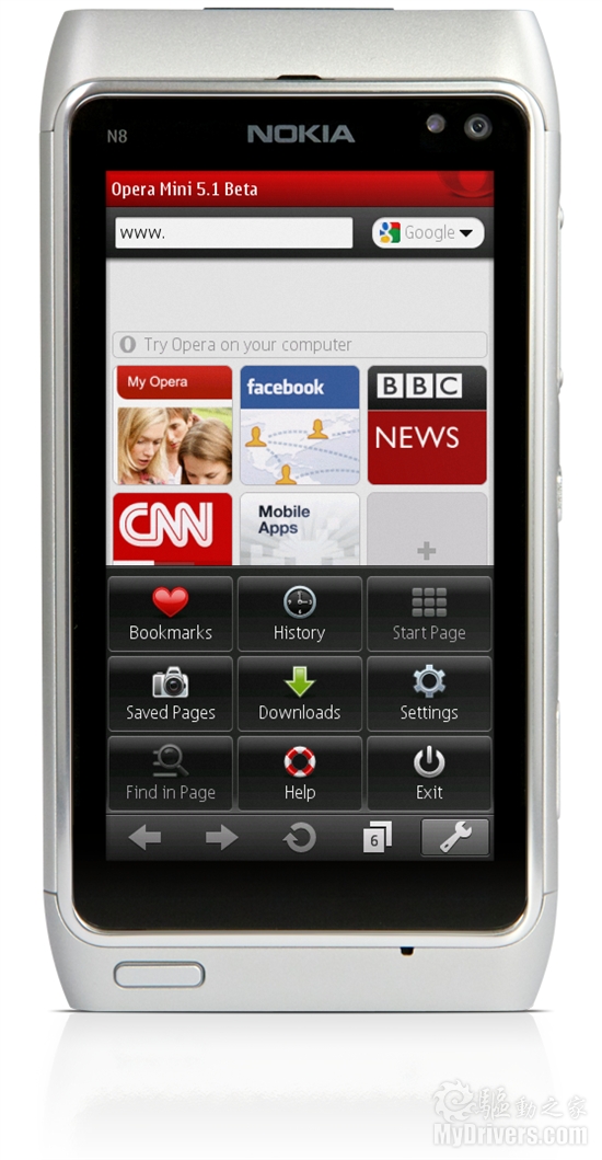 Opera Mini 5.1终于降临塞班