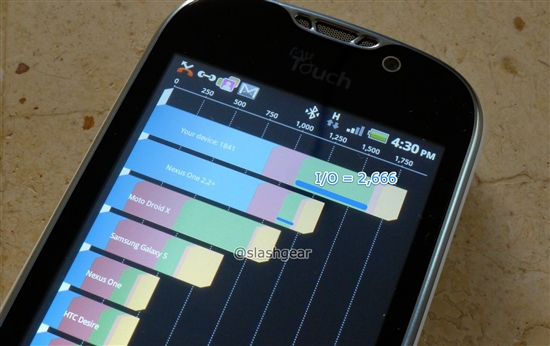 同配置不同性能 myTouch 4G对比Desire HD
