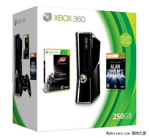 微软推250GB Xbox 360假日套装