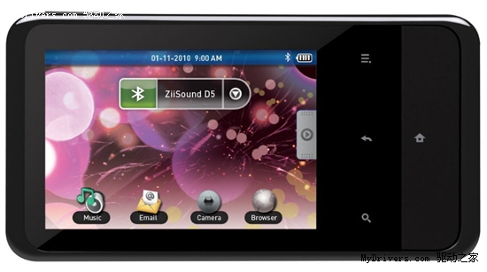 创新发布Android平台掌上播放器Zen Touch 2