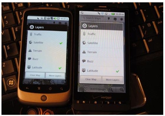 Google Maps暗藏Android 2.3玄机
