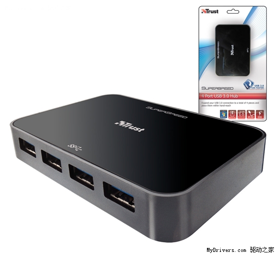 欧洲顶级品牌楚斯特也发四口USB 3.0 Hub