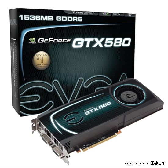 EVGA首发水冷版GeForce GTX 580