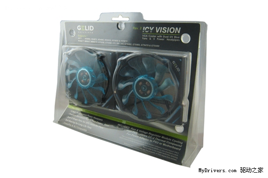 GELID ICY VISION散热器兼容HD 6800、GTX 580